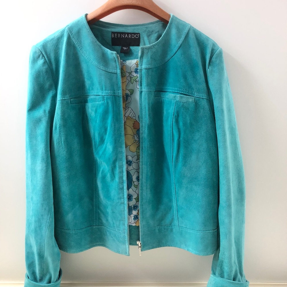 Vintage leather suede jacket